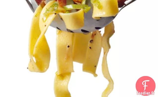 Pappardelle à la Tomate et au Bacon