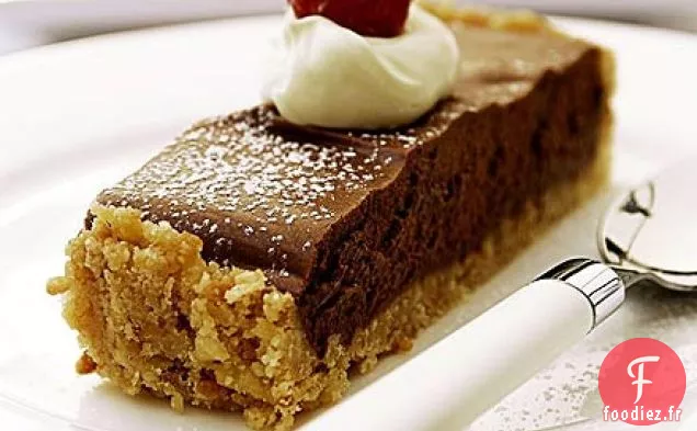 Tarte au chocolat sans cuisson