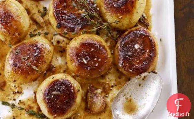 Pommes de terre fondantes au cidre