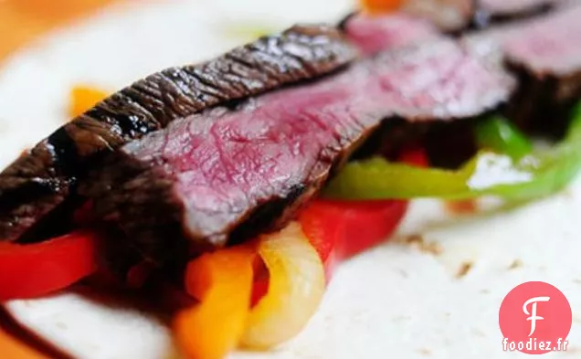 Fajitas Au Poulet Et Au Bœuf Ponzu