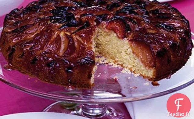 Gâteau aux prunes glacé