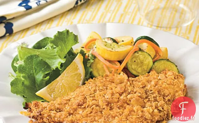 Poisson-Chat Croustillant Frit Au Four