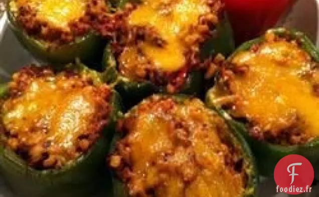 Poivrons Farcis au Chorizo