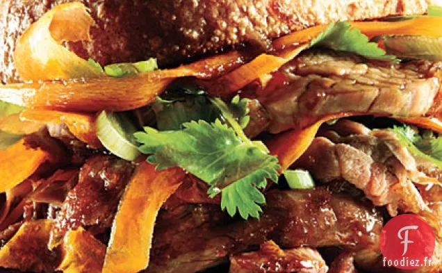 Sandwichs au Porc Mariné au Soja