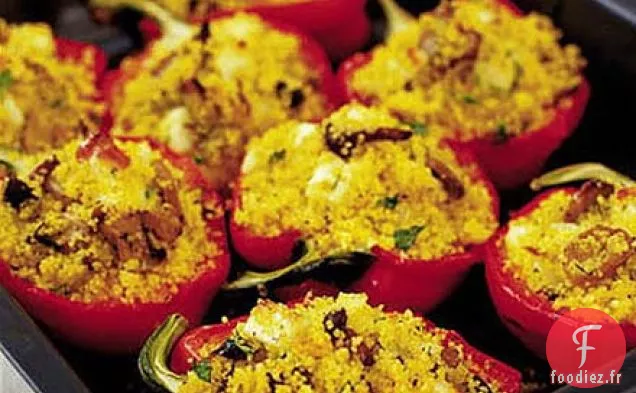 Poivrons farcis Halloumi