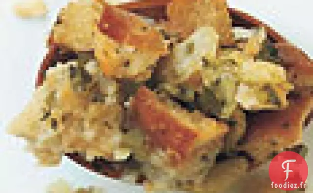 Farce de Pain Rustique au Poivron et au Thym Frais