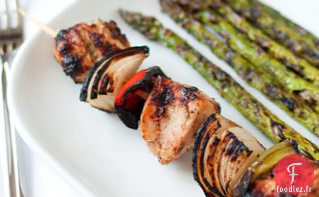 Brochettes de Poulet Grecques