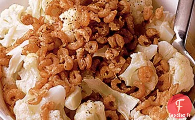 Chou-fleur aux crevettes