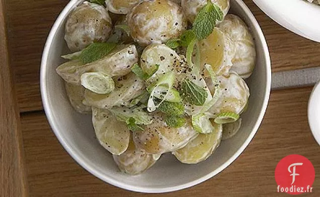 Salade de pommes de terre à la menthe