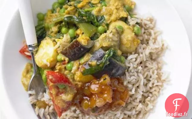 Curry de légumes d'été
