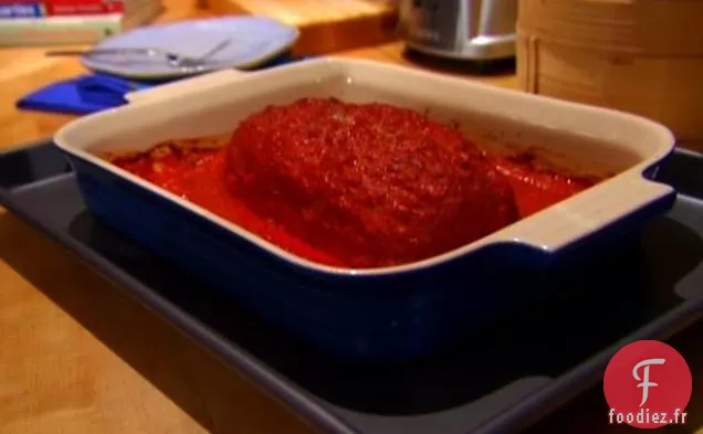 Pain de Viande de Dinde Bubby's avec Sauce au Poivron Rouge