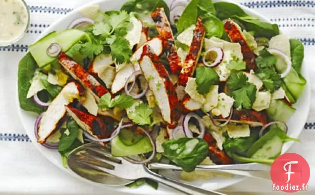 Salade de poulet indienne