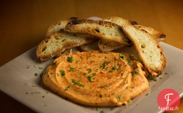 Houmous au Poivron Rouge Rôti