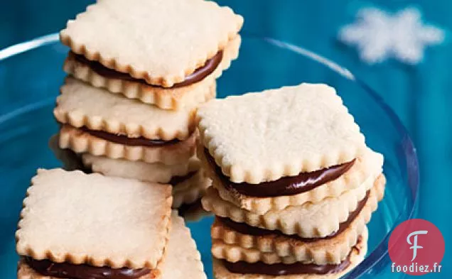 Biscuits Découpés au Chocolat et aux Noisettes (Nocciolini)