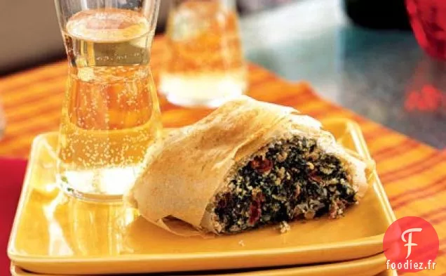 Rouleaux d'Épinards, de Tomates Séchées et de Parmesan