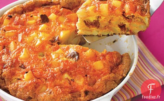 Frittata au Chorizo et Pommes de Terre
