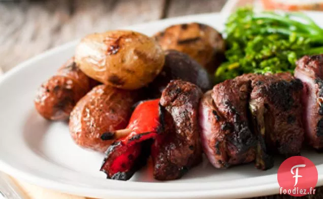 Brochettes De Bœuf Aux Figues Et Au Balsamique