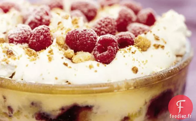 Bagatelle de framboise et de ronce au four avec Drambuie