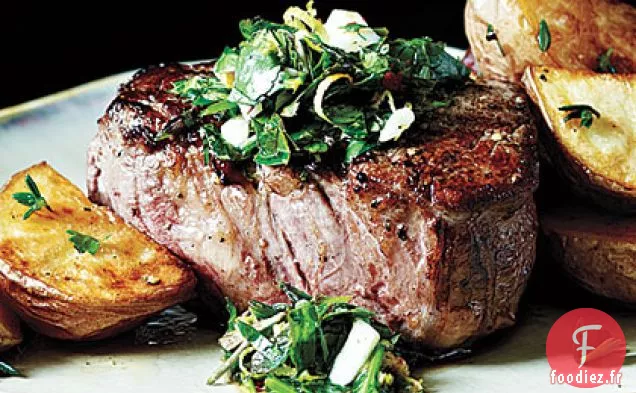 Filet de Bœuf en Croûte de Poivre et Gremolata