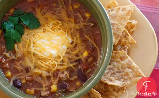 Soupe de Tacos au Chili à la Dinde
