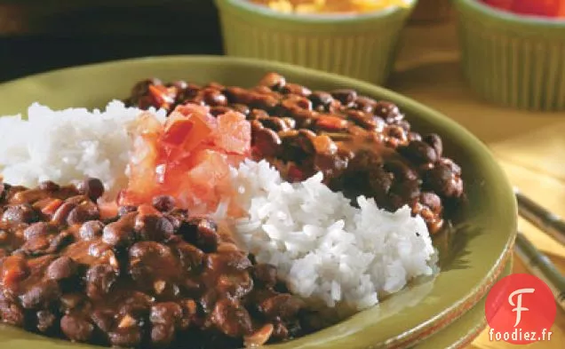 Haricots Noirs et Riz