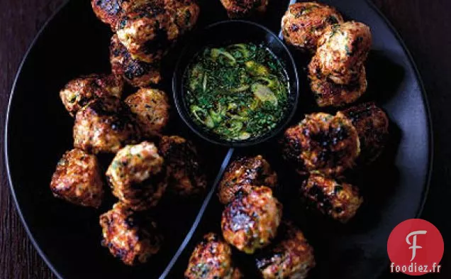Boulettes de viande de porc asiatique