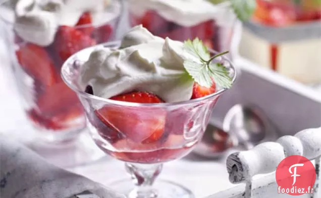 Syllabub rosé fraise