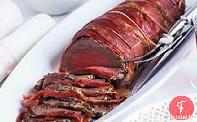 Filet de bœuf rôti à la moutarde