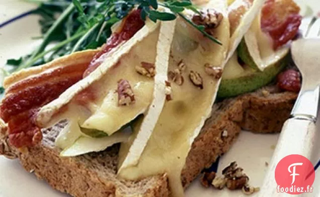 Toasties au brie et au bacon