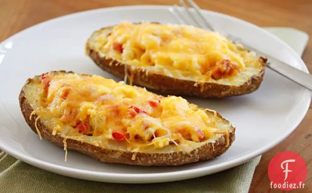 Peaux de Pommes De Terre Omelettes Occidentales