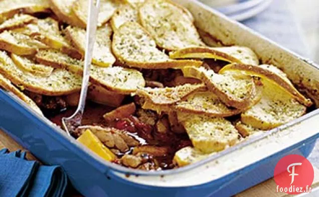 Tarte italienne au poulet et butternut