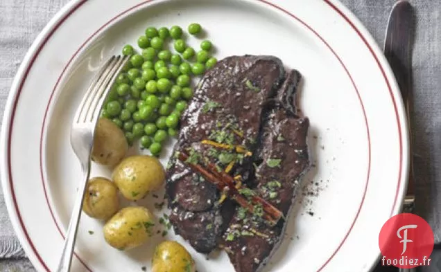 Steak de chevreuil avec sauce au Porto
