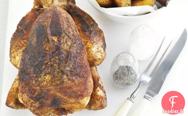 Poulet rôti BBQ et chips chunky