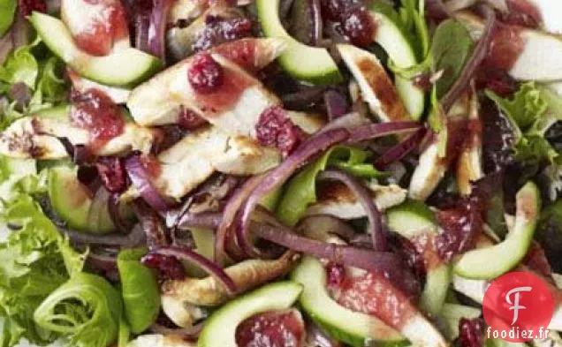 Salade de poulet aux canneberges