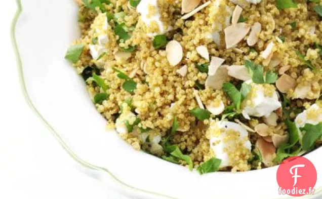 Quinoa épicé aux amandes et feta