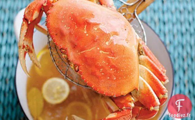 Crabes Bouillis Simples au Beurre Vermouth à l'Ail