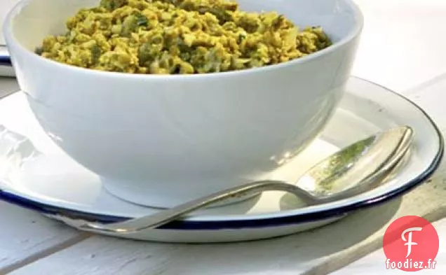 Houmous aux pois et artichauts