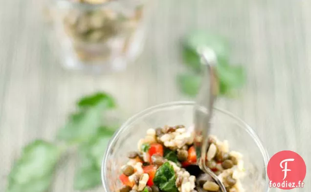 Salade De Lentilles Et Riz Brun
