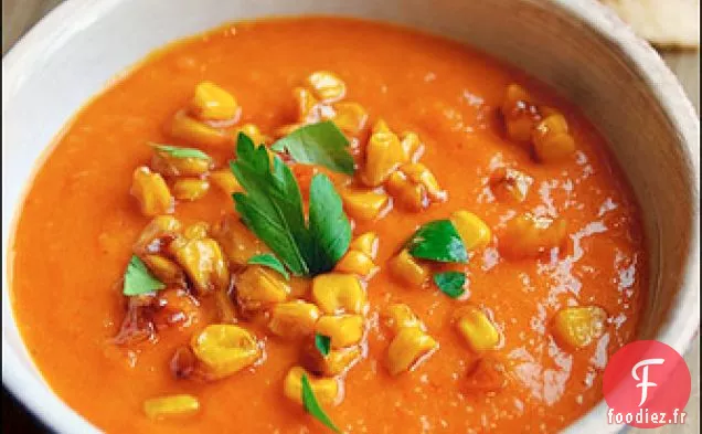 Soupe Aux Poivrons et Patates Douces