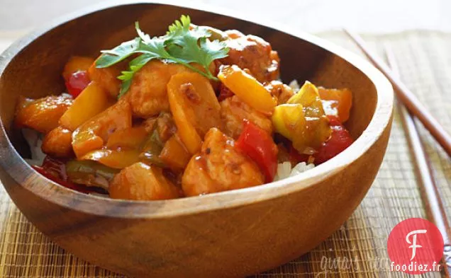 Sauté De Poulet Thaï Et Ananas