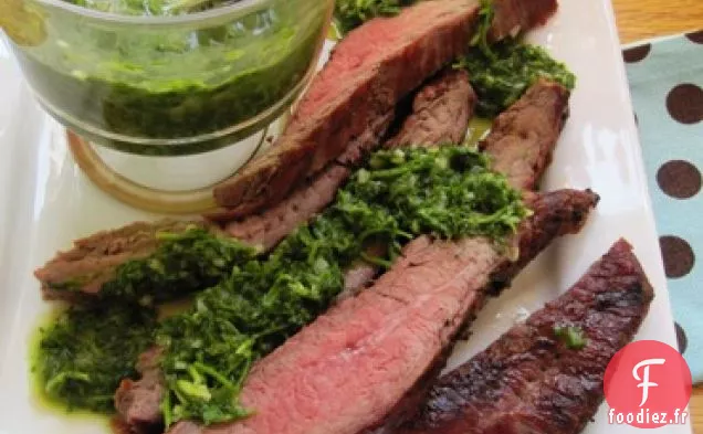 Steak à la Sauce Chimichurri (Carne con Chimichurri)