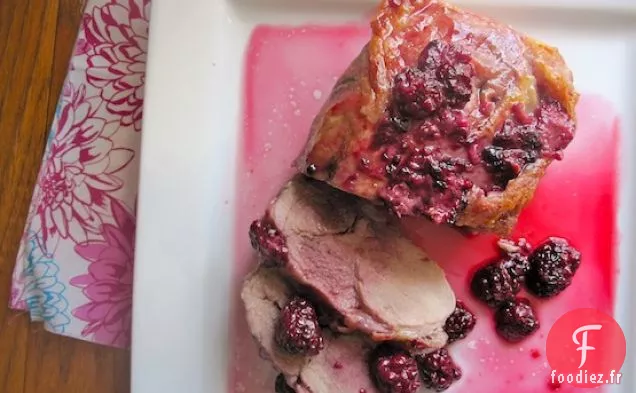 Lomo de Cerdo con Salsa de Moras (Longe de Porc à la Sauce aux Mûres)