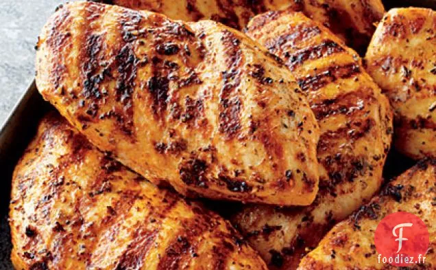 Poitrines De Poulet Au Citron et à l'Origan