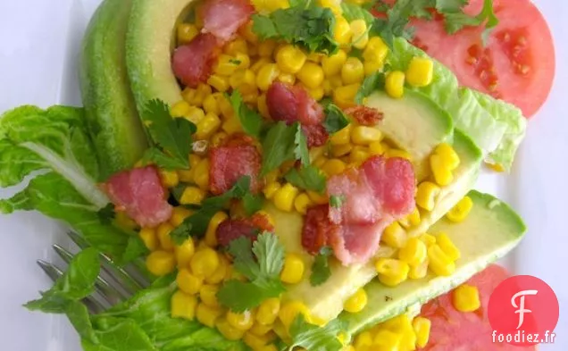 Salade Avocat-Maïs à la Vinaigrette au Citron Vert