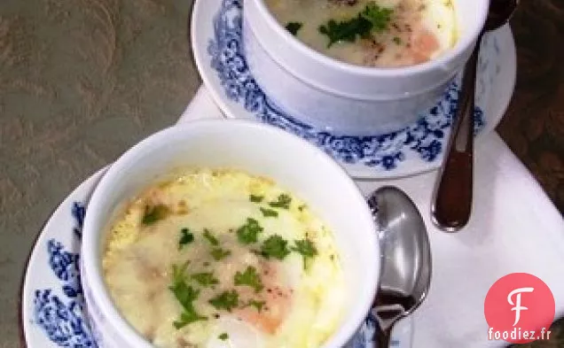OEUFS AU FOUR AVEC PORTOBELLO (HUEVOS CON PORTOBELLO)