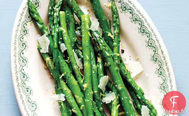 Asperges au Citron et Pecorino