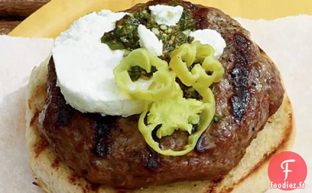 Hamburgers au Pesto de Tomates séchées au soleil