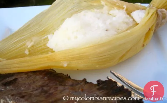 Bollo Limpio (Rouleaux de Maïs Hominy Bouillis)