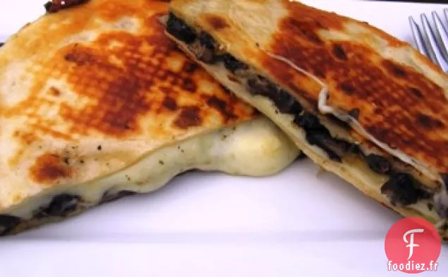 Quesadilla aux Champignons (Quesadilla de Champiñones)