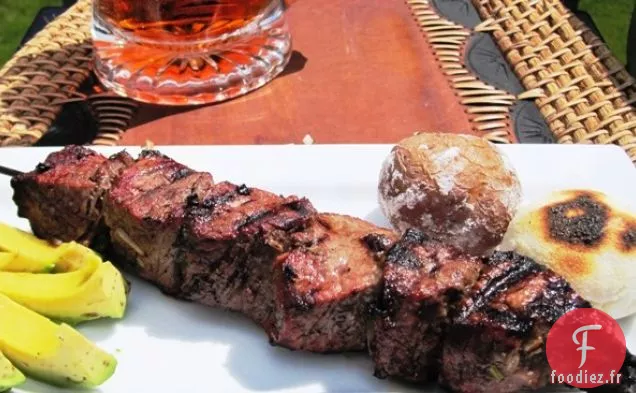 Brochettes de Boeuf (Chuzos de Res)